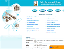 Tablet Screenshot of jaindiamondtools.com